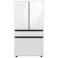 Samsung Bespoke 4-Door French Door Refrigerator Bottom Panel in White Glass, , large