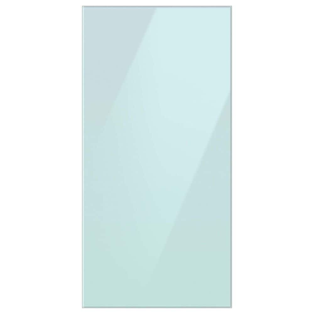 Samsung Bespoke Bespoke 4-Door French Door Refrigerator Top Panel in Morning Blue Glass, , large