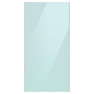 Samsung Bespoke 4-Door French Door Refrigerator Top Panel in Morning Blue Glass, , large