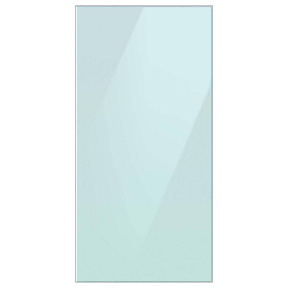 Samsung Bespoke Bespoke 4-Door French Door Refrigerator Top Panel in Morning Blue Glass, , large