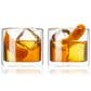 True Walled Old Fashioned Glasses in Clear (Set of 2), , large