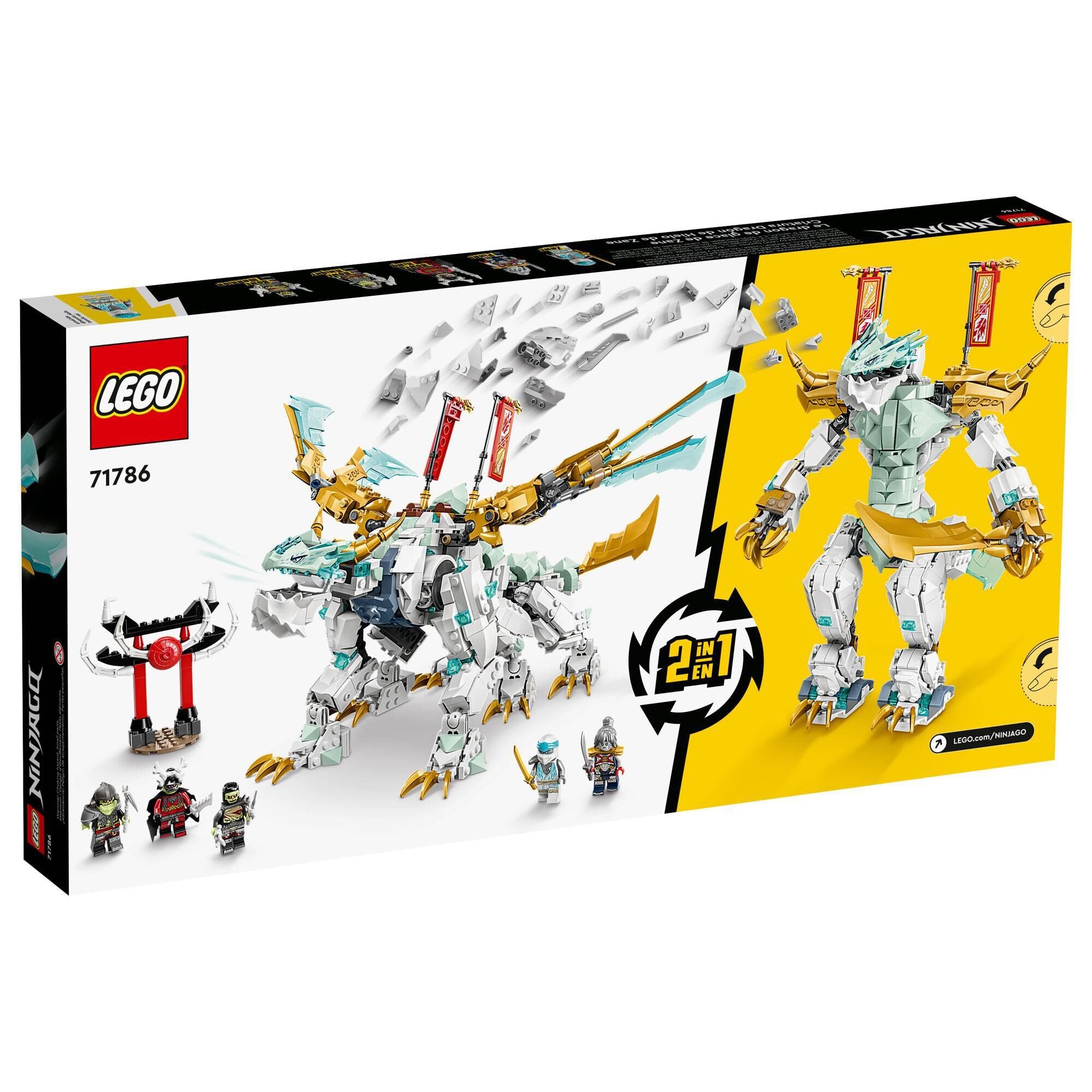 Ninjago white dragon lego store set