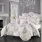J. Queen New York Estelle 3-Piece Full/Queen Quilt Set in Blush, , large