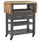 Parkerville Furniture Line Kauffman Kitchen Cart in Gray, , large