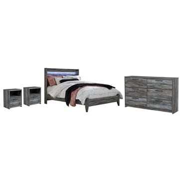 Ashley Baystorm 4-Piece Queen Bedroom Set in Gray, , large