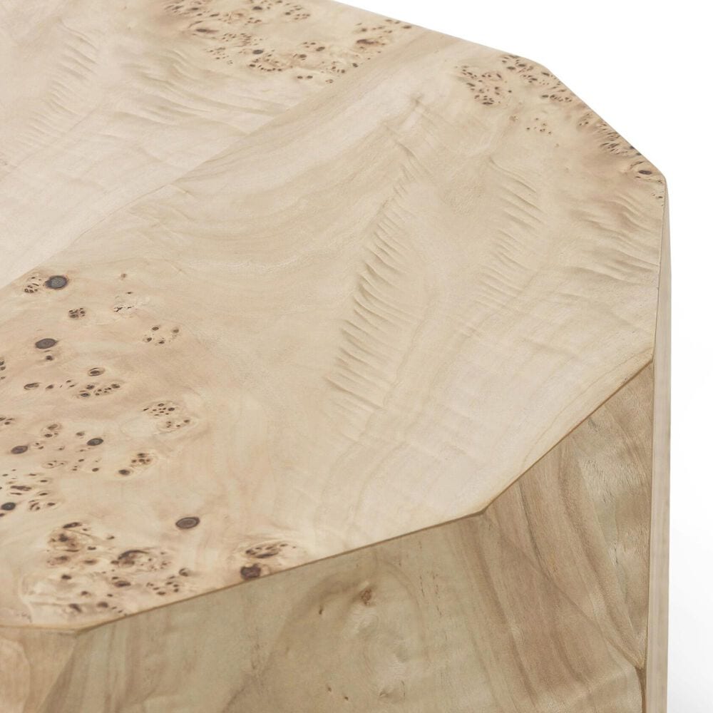 Four Hands Elena End Table in Light Burl, , large