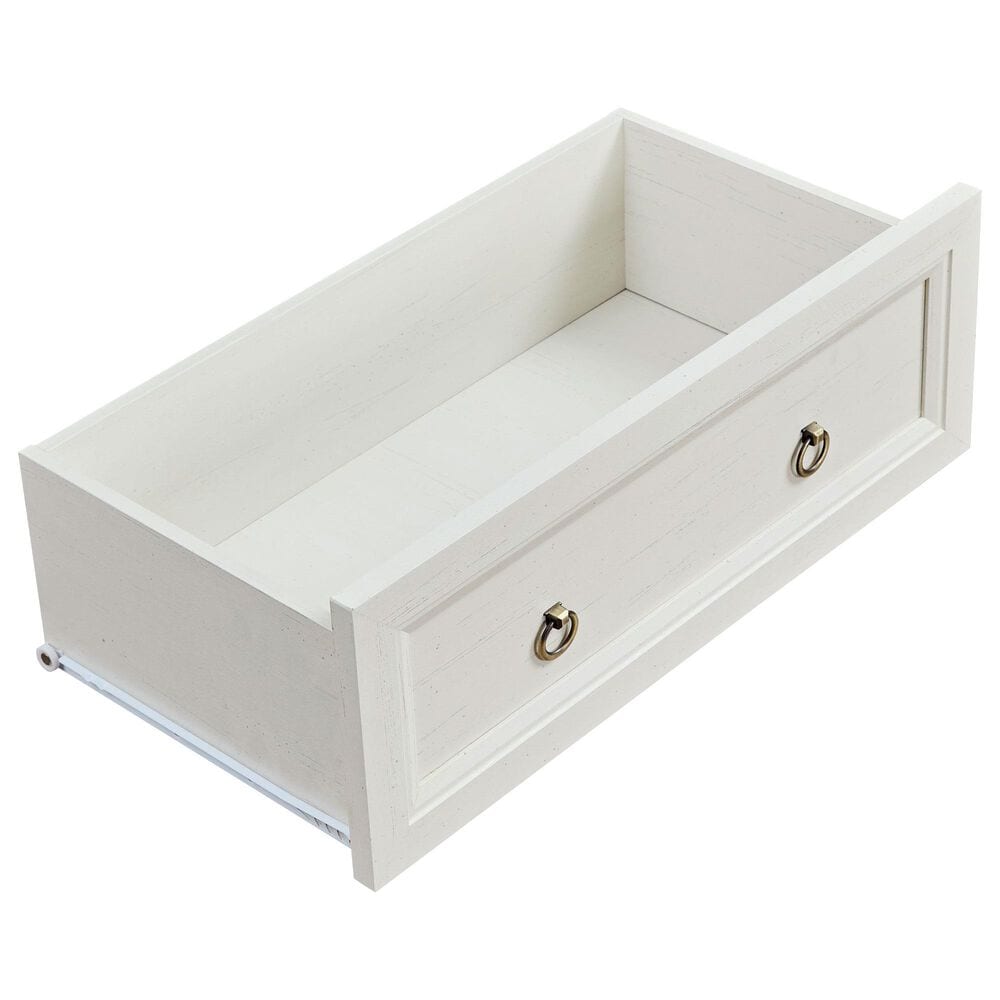 Hearth and Haven 6-Drawer Dresser in White and Walnut, , large