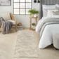 Nourison Ma30 Star 2"3" x 8" Ivory and Grey Runner, , large