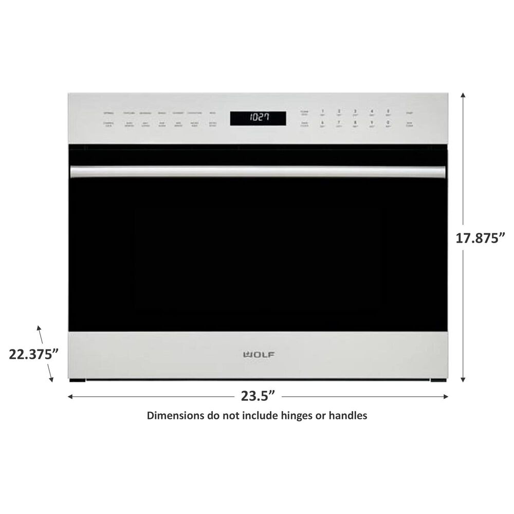 Wolf 24&quot; E Series Transitional Speed Oven in Stainless Steel, , large