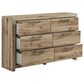 Ashley Hyanna 5-Piece Queen Bedroom Set in Golden Rustic, , large