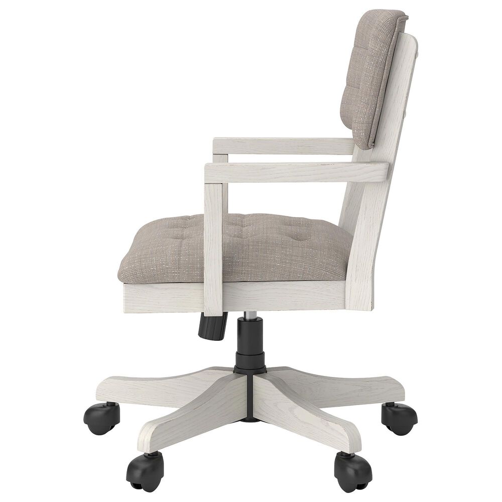 Ashley Robbinsdale Desk Chair in Antique White, , large