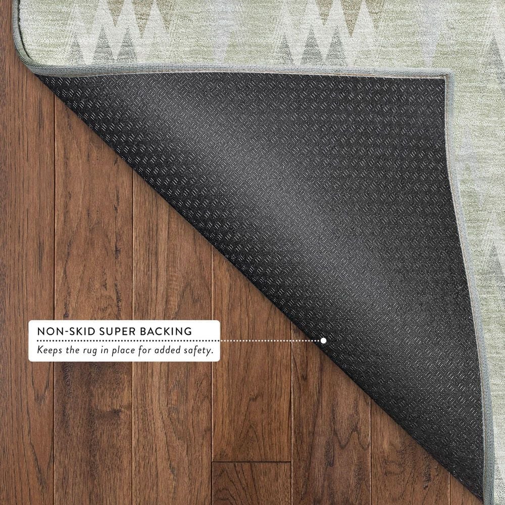 Dalyn Rug Company Soft Essentials Chevron Celery 10' x 14' Area Rug, , large