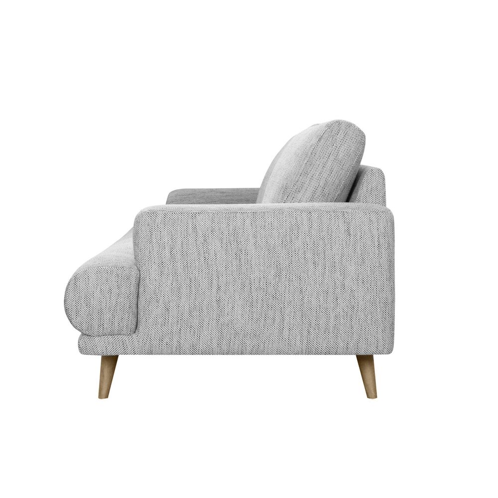 37B Charles Loveseat in Fancy Gray, , large