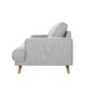 37B Charles Loveseat in Fancy Gray, , large