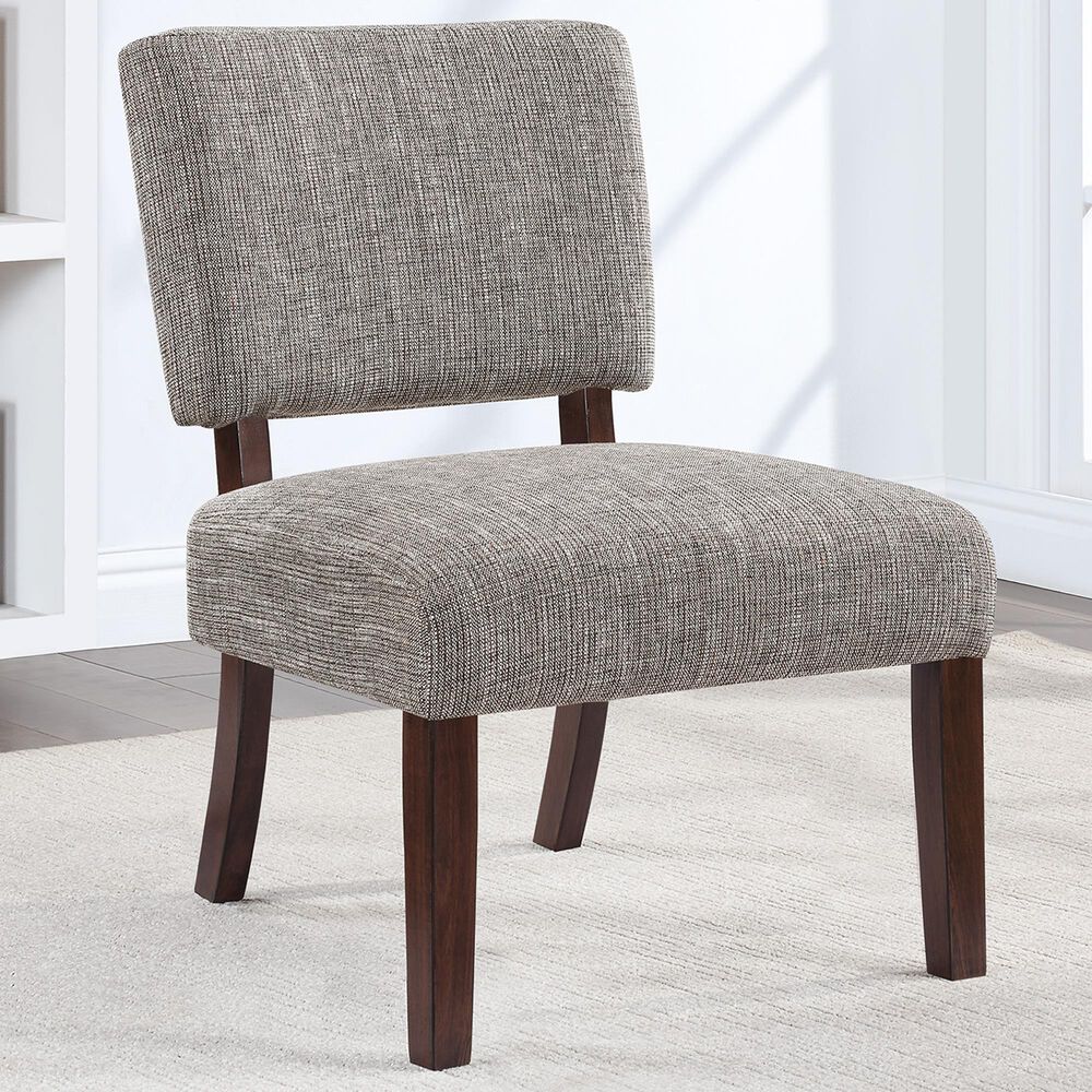 OSP Home Jasmine Accent Chair in Speckled Charcoal, , large