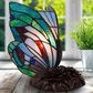 Timberlake 9" Tiffany Style Butterfly Lamp in Multicolor, , large