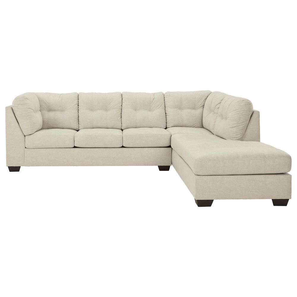Ashley Falkirk 2-Piece Right Facing Sectional with Chaise in Parchment, , large