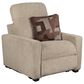 Catnapper Ada Power Lay Flat Recliner with Euro Headrest in Camel, , large