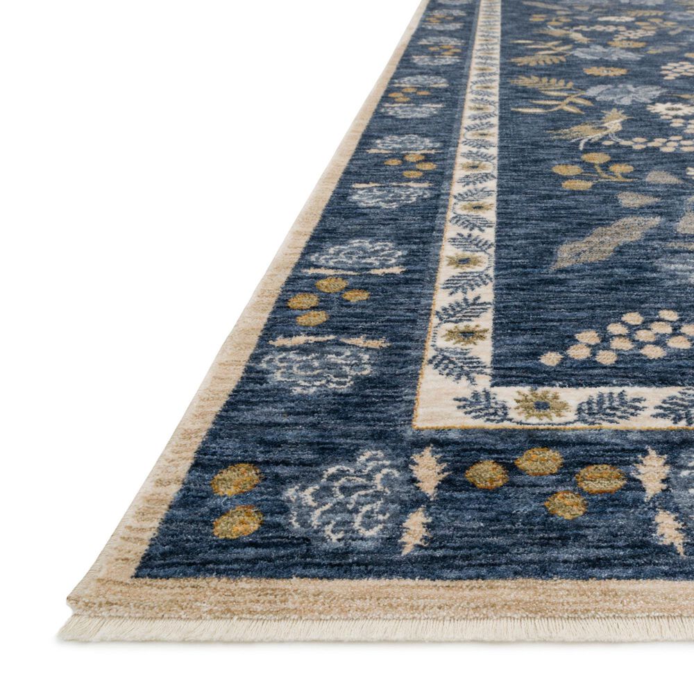 Rifle Paper Co. x Loloi Kismet Amphora Navy 7'10" x 10'10" Area Rug, , large