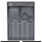 Gibson Home Earlston 20-Piece Stainless Steel Flatware Set in Black, , large