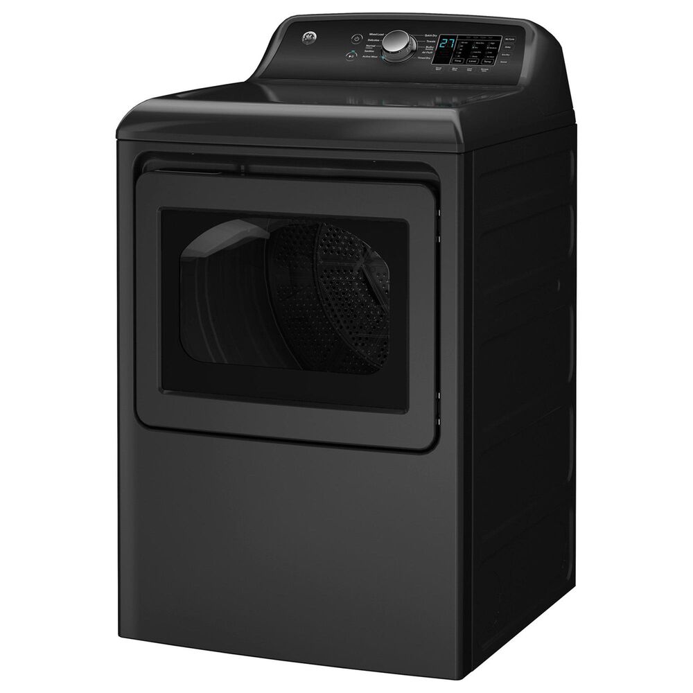 GE Appliances 7.4 Cu. Ft. Gas Dryer with Sensor Dry in Diamond Gray, , large
