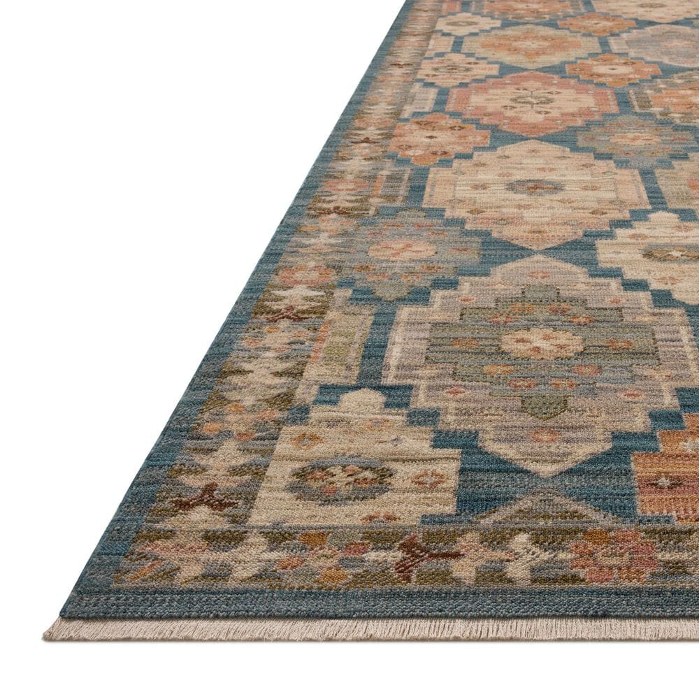 Loloi Reign Blue and Multicolor 4' x 12'7" Runner, , large