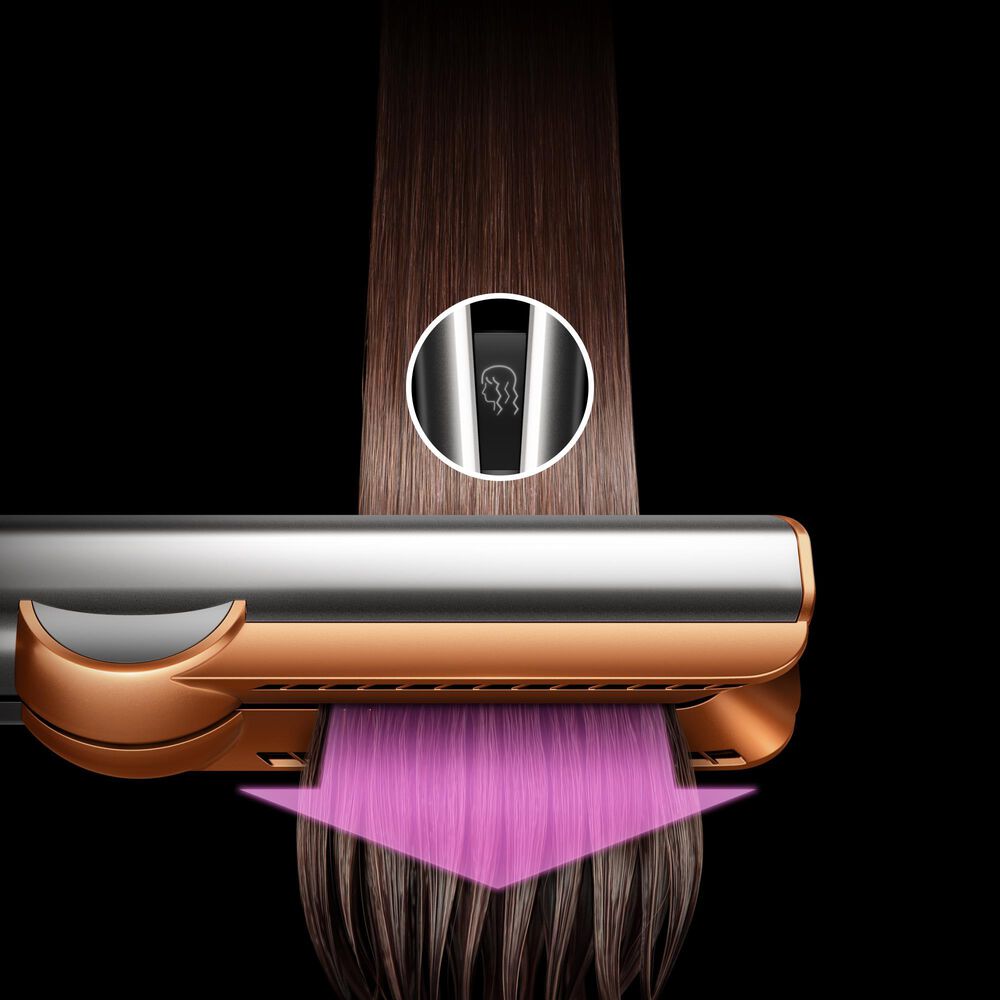 Dyson Limited edition Ceramic Pink and Rose gold Airstrait Straightener, , large