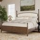 Riverside Furniture Calhoun Queen Upholstered Panel Bed in Whiskey Oak, , large