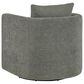 Hearth and Haven Sutton Swivel Chair in Gray, , large