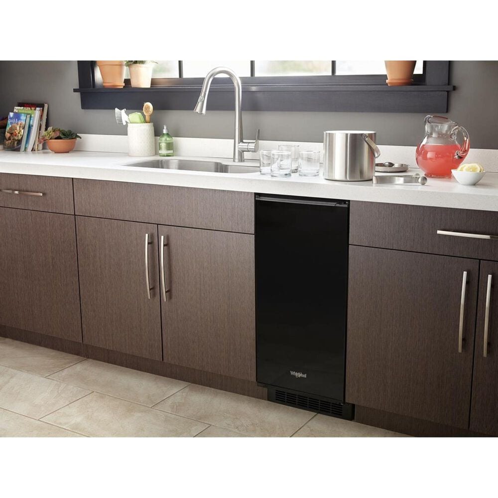 Whirlpool 15&quot; Icemaker with Clear Ice Technology in Black, , large