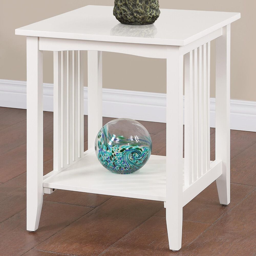 OSP Home Sierra Side Table in White, , large