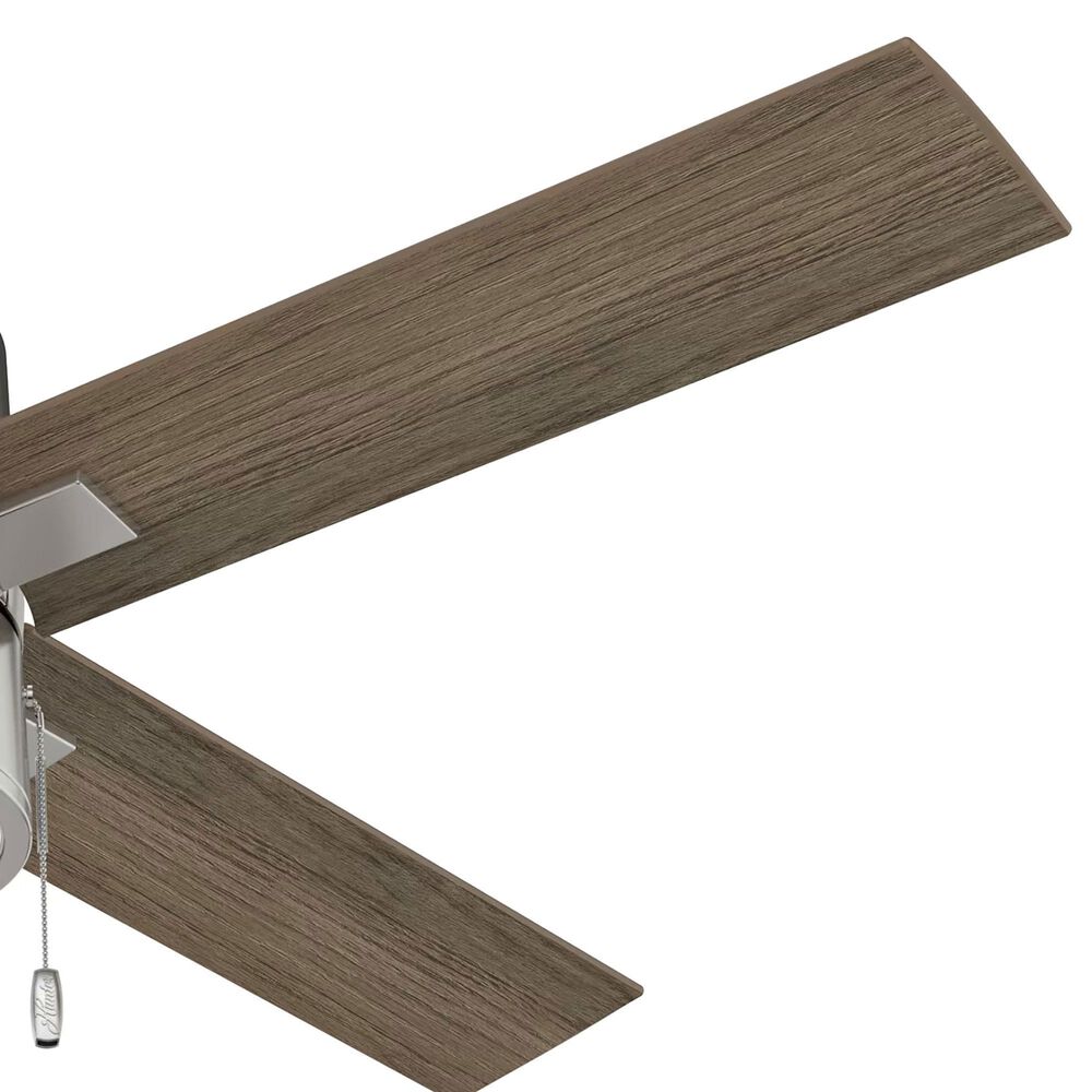 Hunter Beck 52&quot; Ceiling Fan with LED Lights in Brushed Nickel, , large
