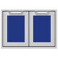 Hestan 42" Double Storage Door in Blue, , large