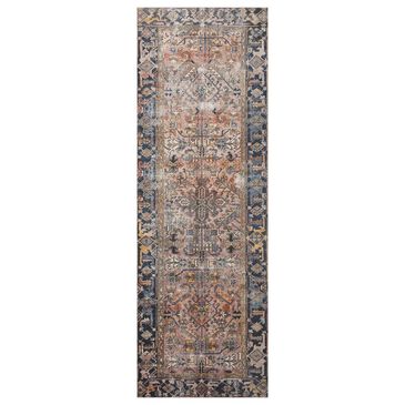 Chris Loves Julia x Loloi Jules 2" x 5" Terracotta and Multicolor Area Rug, , large