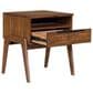 LH Imports Remix 1-Drawer Nightstand in Estelle Brown, , large