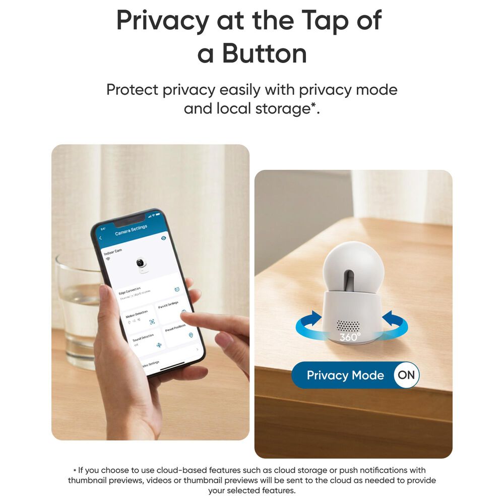 eufy E30 Indoor Security Camera in White, , large