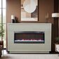 Legends Home Stardust Fireplace Mantel with Fireplace Insert in Sandstone, , large