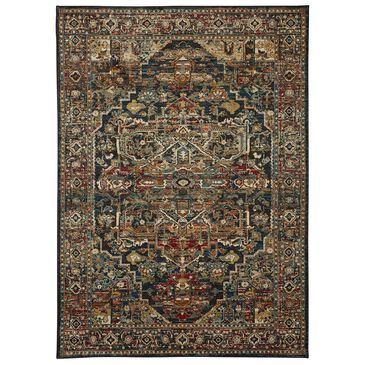 Karastan Spice Market Alcantara 90807-50130 2" x 3" Saphire Area Rug, , large