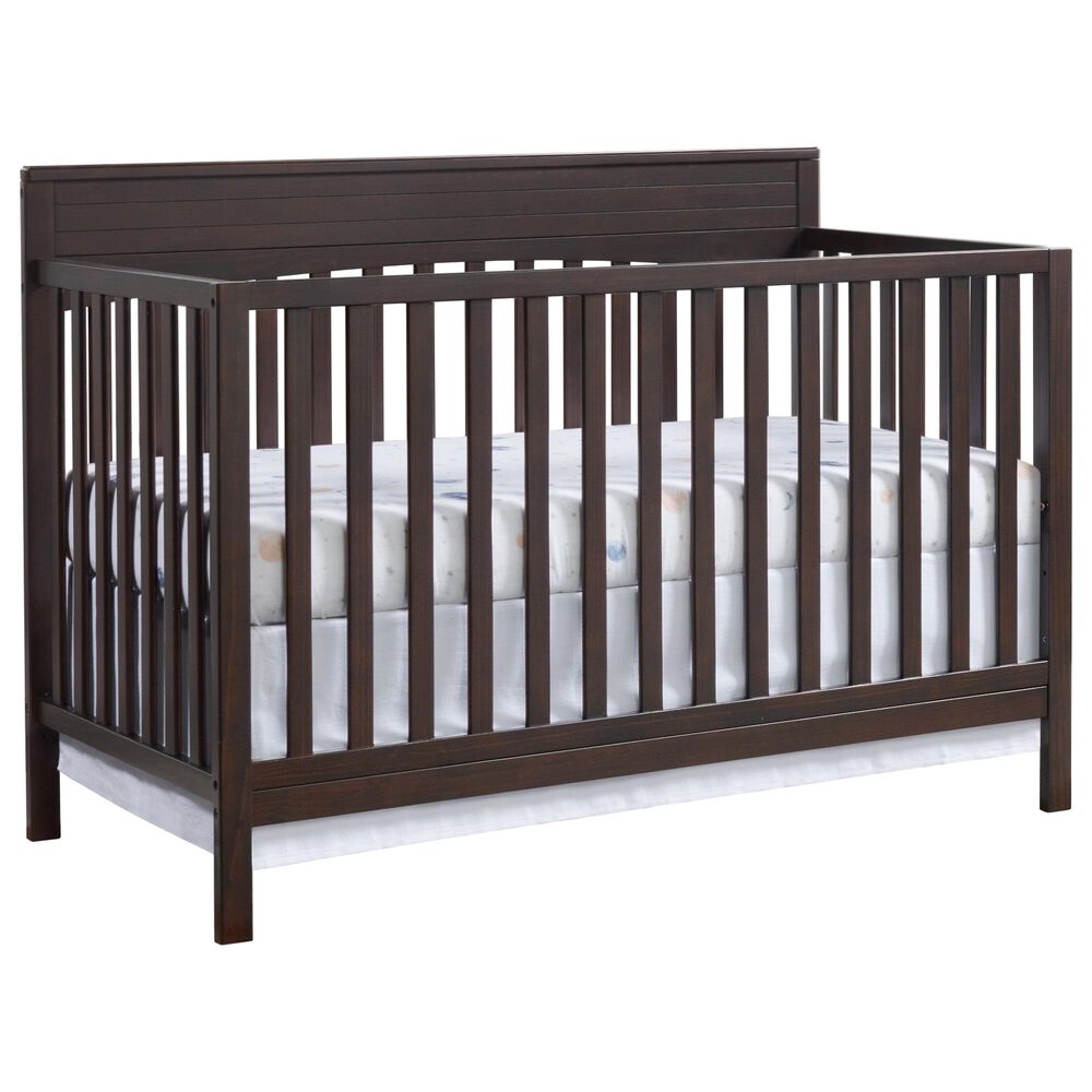 Oxford Baby Harper 4-In-1 Convertible Crib in Espresso, , large