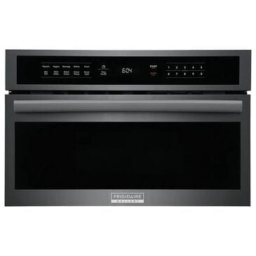 Frigidaire Gallery 1.6 Cu. Ft Built-In Microwave Oven with Drop Down Door in Black Stainless Steel, , large