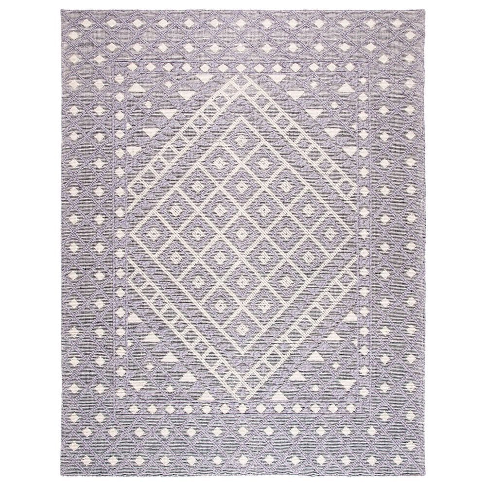 Safavieh Natura 9" x 12" Cream and Purple Area Rug, , large