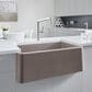 Blanco Ikon 33" Apron Single Bowl Farmhouse Sink in Truffle, , large