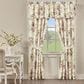 J. Queen New York Chambord 72" x 17" Window Straight Valance in Deep Plum, Lavender, Rose, Taupe and Green, , large
