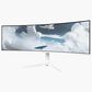 Arozzi Nova 49" Curved VA 165Hz Ultrawide Gaming Monitor in White, , large