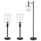Lite Source Luken 3-Piece Lamp Set in Black, , large