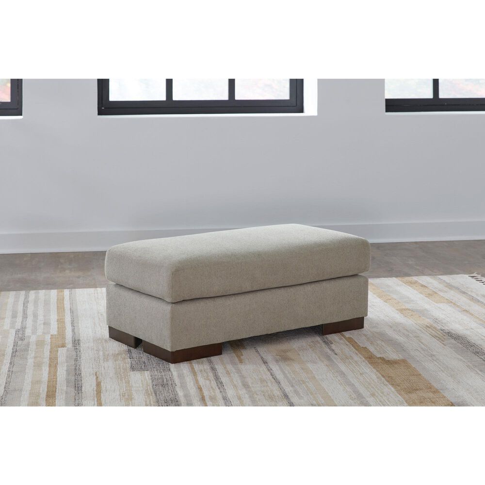Ashley Maggie Ottoman in Flax, , large