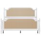 Richlands Furniture Melanie King Poster Panel Wood Bed in White, , large