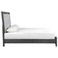 New Heritage Design Odessa 5-Piece King Bedroom Set in Charcoal and Silver, , large