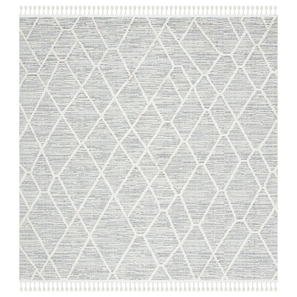Safavieh Marrakesh MRK514 5" Square Ivory and Grey Area Rug, , large