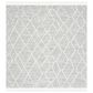 Safavieh Marrakesh MRK514 5" Square Ivory and Grey Area Rug, , large